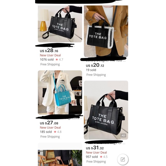 FYI Marc Jacobs Tote Bags ‼️‼️‼️‼️‼️‼️‼️ - Picture 2 of 16